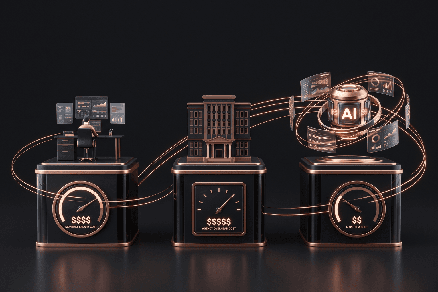 AI Marketing Department vs. In-House Hire vs. Traditional Agency: A Fort Wayne Cost Comparison — Fort Wayne AI Agency guide