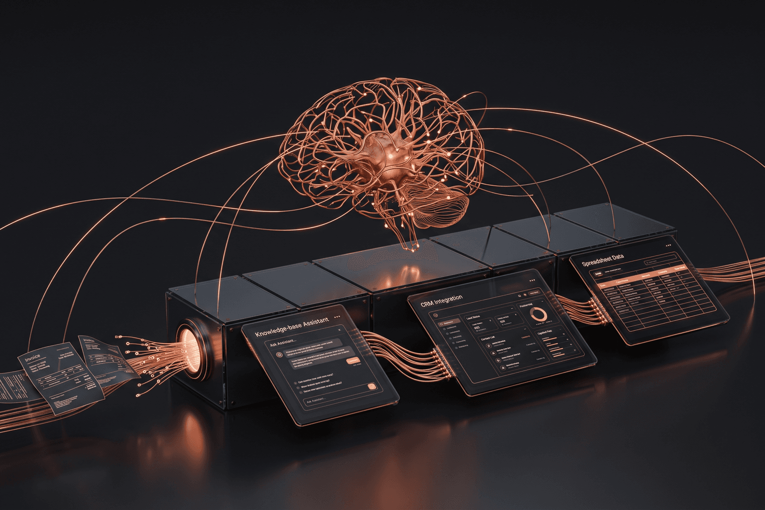 AI consulting and solutions in Fort Wayne — practical artificial intelligence for document processing, custom AI assistants, and system integrations for Northeast Indiana businesses