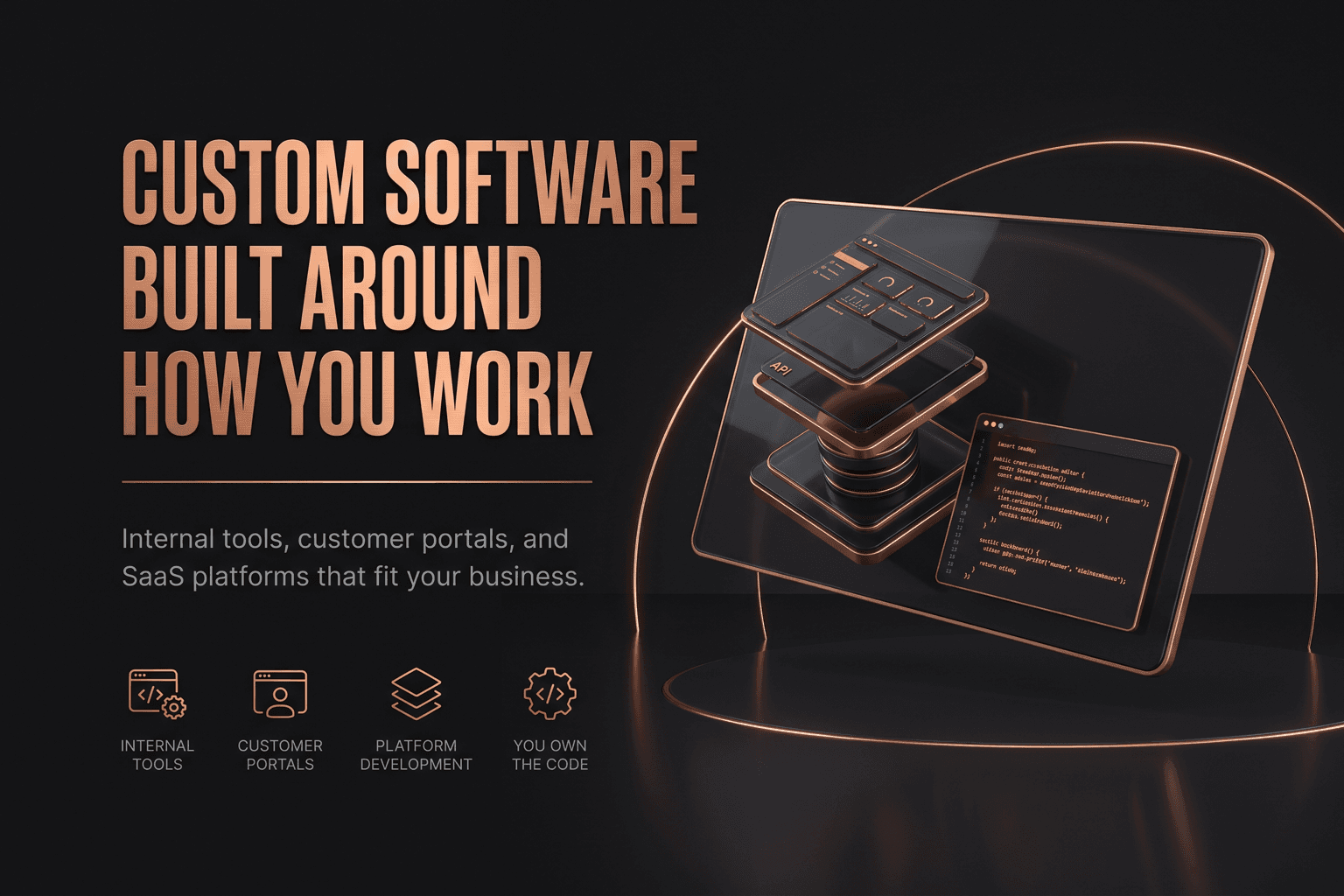 Custom software development in Fort Wayne, Indiana — internal tools, customer portals, and SaaS platform development for northeast Indiana businesses