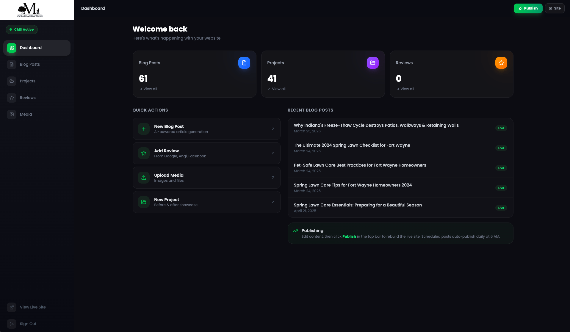 Minnick Lawn Care — screenshot 6