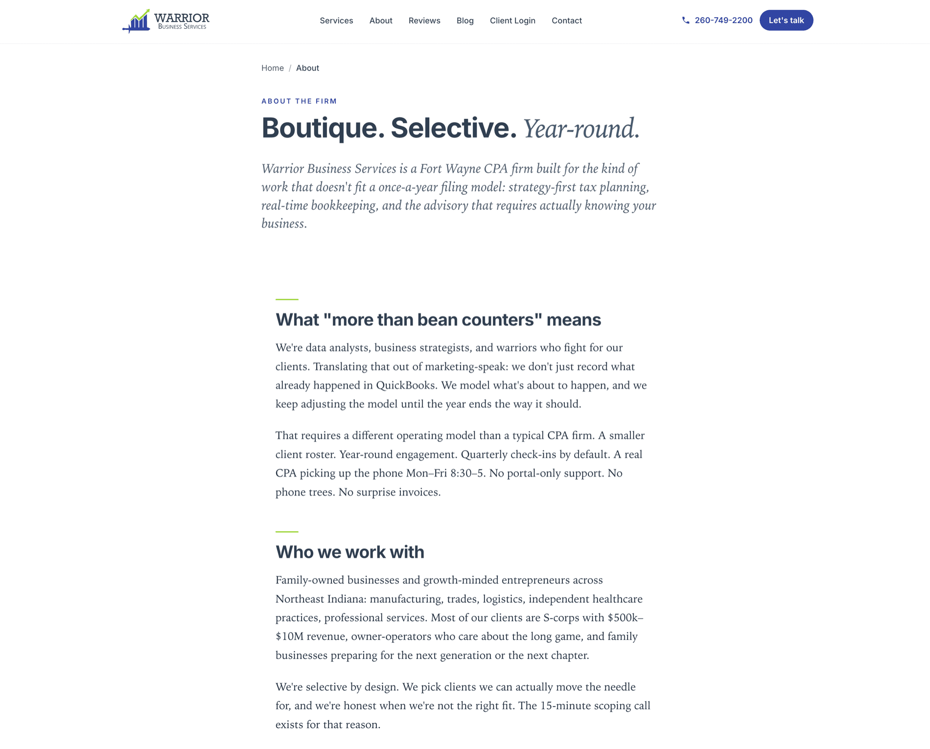 Warrior Business Services — screenshot 4